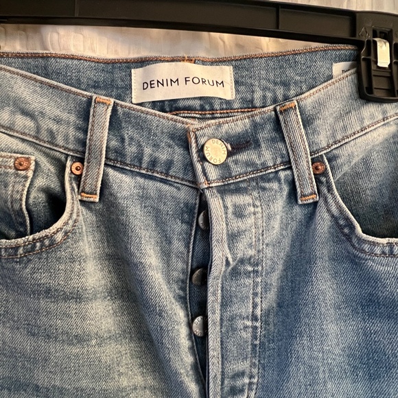 Aritzia Denim Forum Arlo High Rise Straight Jean LIKE NEW - Picture 3 of 9